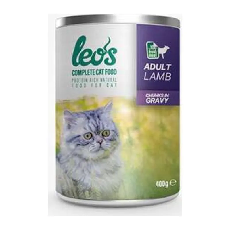 Kuzu Parça Etli Soslu Yetişkin Kedi Konservesi 24 Adet 400 Gr