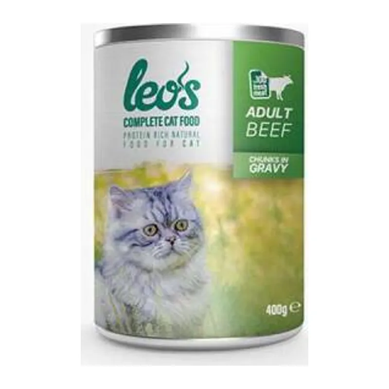 Sığır Parça Etli Soslu Yetişkin Kedi Konservesi 6 Adet 400 Gr