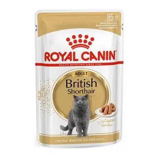 British Shorthair Adult Pouch Yetişkin Kedi Konservesi 85 Gr