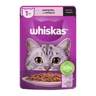 Pouch Sos İçinde Somonlu Yetişkin Kedi Konservesi 85 Gr