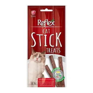 Stick Biftekli ve Kuzulu Tahılısız Kedi Ödül Çubuğu 3x5 Gr
