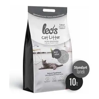 Cat Litter Grey Aktif Karbonlu Bentonit Kedi Kumu 10 Lt