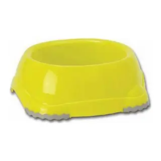 Smart Plastik Kedi Köpek Mama Su Kabı Sarı 315 Ml
