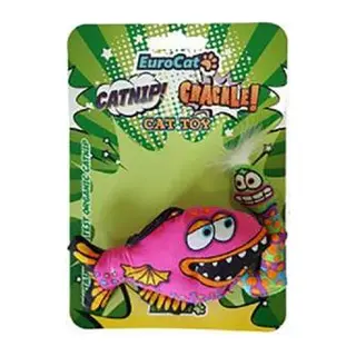 Yemli Pembe Balık Kedi Oyuncağı