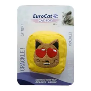 Kedi Suratlı Küp Kedi Oyuncağı