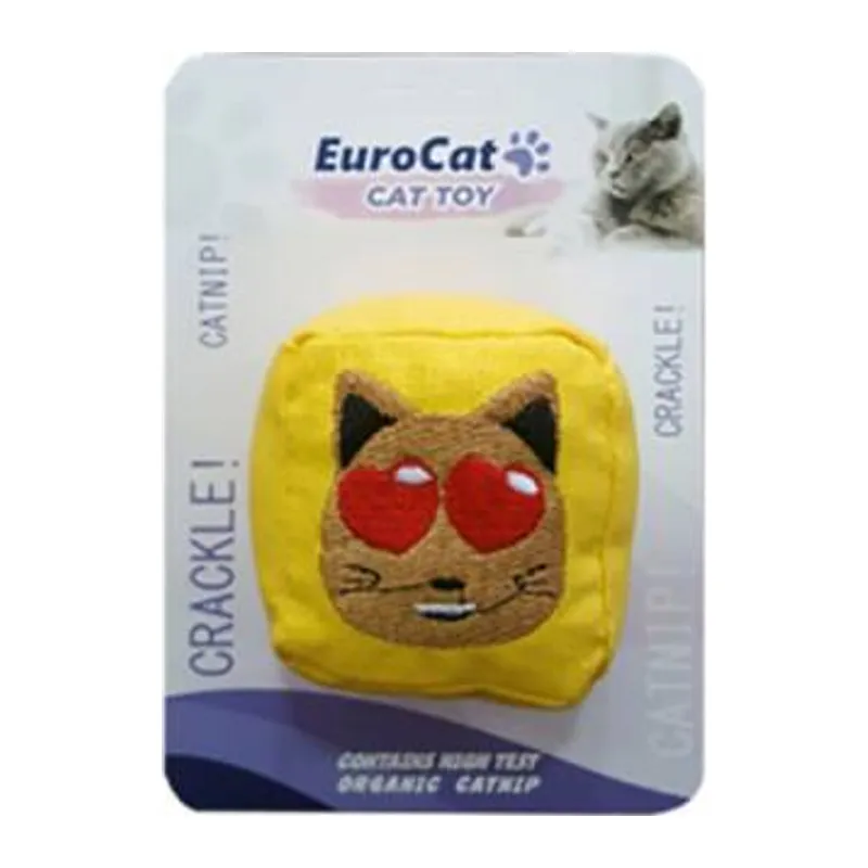 Kedi Suratlı Küp Kedi Oyuncağı
