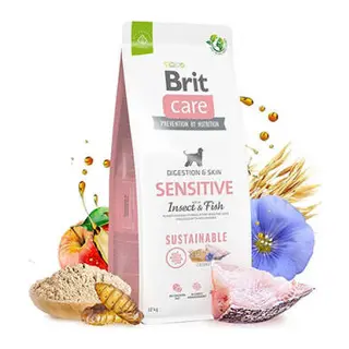 Sustainable Sensitive Balık ve Böcek Proteinli Yetişkin Köpek Maması 12 Kg