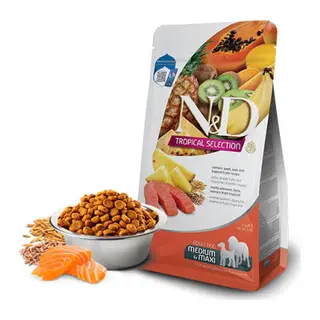 N&D Tropical Selection Somonlu ve Tropikal Meyveli Orta ve Büyük Irk Yetişkin Köpek Maması 10 Kg