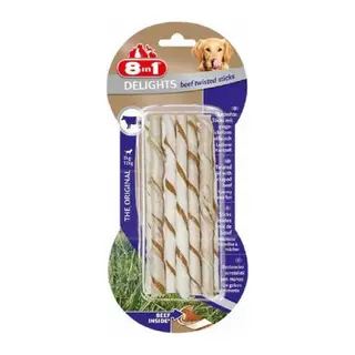 Delights Bones Biftekli Twested Sticks Burgu Çubuğu Köpek Ödülü 55 Gr