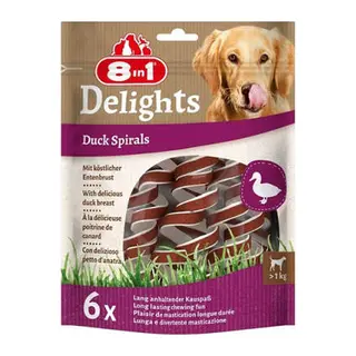 Delights Duck Spirals Ördekli Burgu Köpek Ödülü 6 Lı