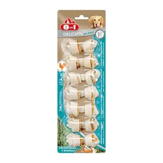 Delights Pro Dental Bones Düğümlü Tavuklu Ağız Bakım Kemik Köpek Ödülü XS 84 Gr