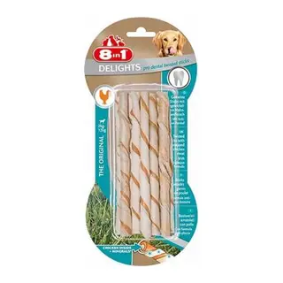 Delights Pro Dental Twisted Sticks Tavuklu Burgu Çubuğu Köpek Ödülü 55 Gr