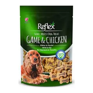 Semi Moist Av Hayvanlı Tavuklu Yarı Yumuşak Köpek Ödülü 150 Gr