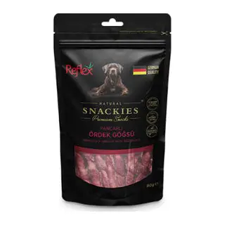 Snackies Natural Pancarlı Ördek Göğsü Tahılsız Köpek Ödül Maması 80 Gr