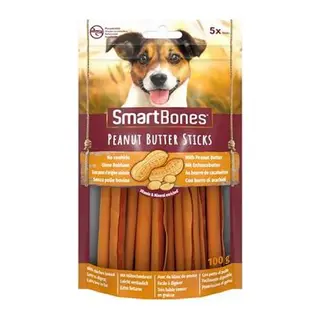 SmartBones Tavuk ve Fıstık Ezmeli Stick Köpek Ödülü 100 Gr