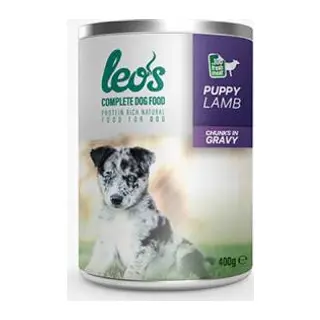 Kuzu Parça Etli Soslu Yavru Köpek Konservesi 6 Adet 400 Gr