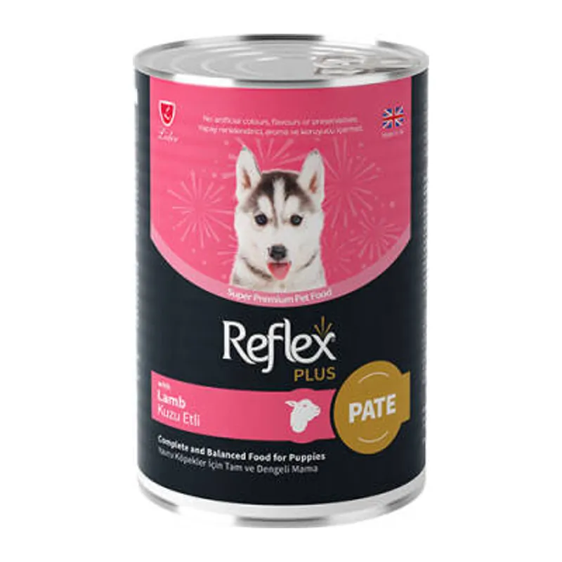 Pate İçinde Et Parçacıklı Kuzu Etli Yavru Köpek Konservesi 395 Gr