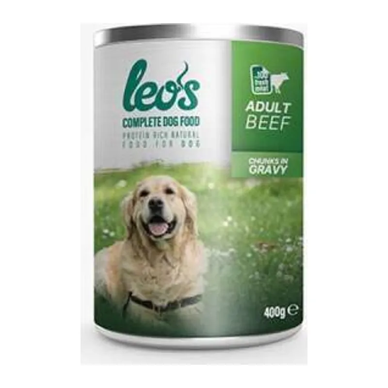 Sığır Parça Etli Soslu Yetişkin Köpek Konservesi 12 Adet 400 Gr