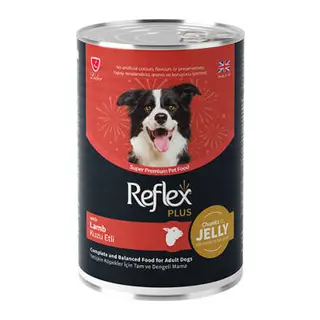Jöle İçinde Et Parçacıklı Kuzu Etli Yetişkin Köpek Konservesi 400 Gr