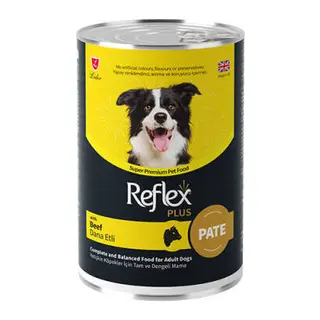 Pate İçinde Et Parçacıklı Dana Etli Yetişkin Köpek Konservesi 395 Gr
