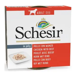 Tavuklu ve Sığır Etli Jelly Yetişkin Köpek Konservesi 150 Gr