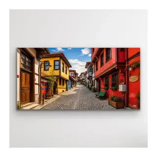Eskişehir Odun Pazarı Kanvas Tablo 40X80 CM