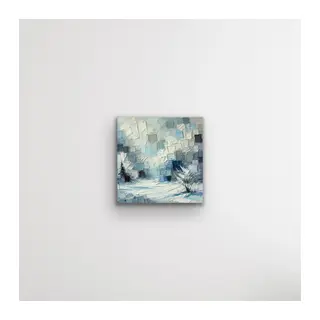 Kış Mevsimi Kanvas Tablo 60x60cm