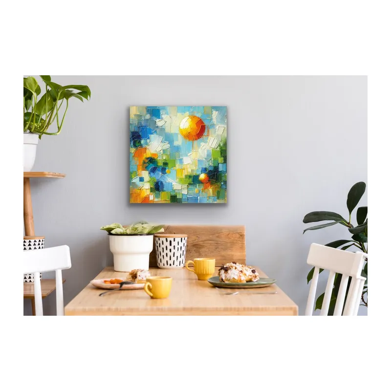 Yaz Mevsimi Kanvas Tablo 60x60cm