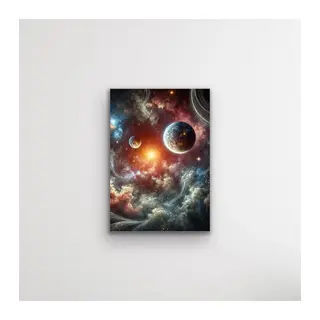 Gezegenler Kanvas Tablo 70x100cm