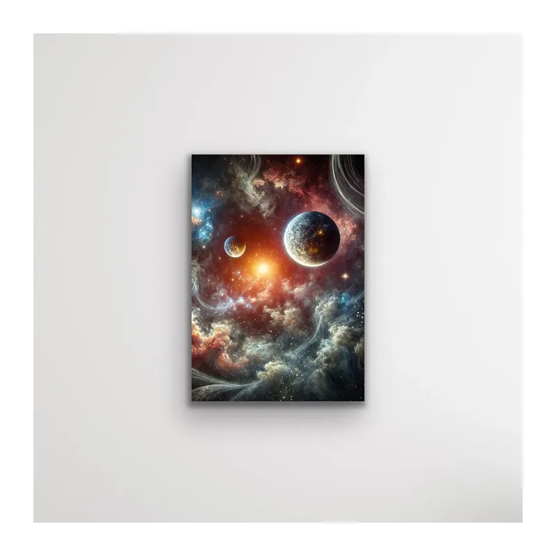 Gezegenler Kanvas Tablo 70x100cm