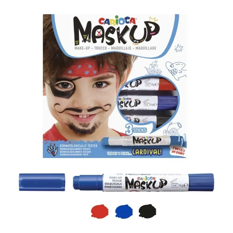Mask Up Yüz Boyası 3 Renk Carnival