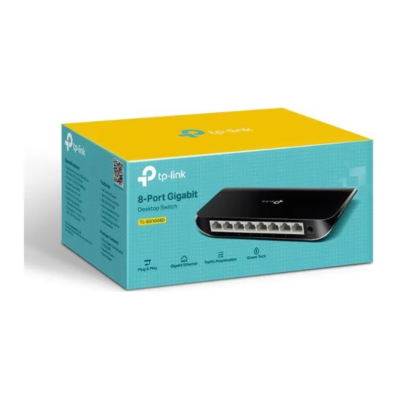 TL-SG1008D 8 PORT GIGABIT PLASTİK KASA SWITCH