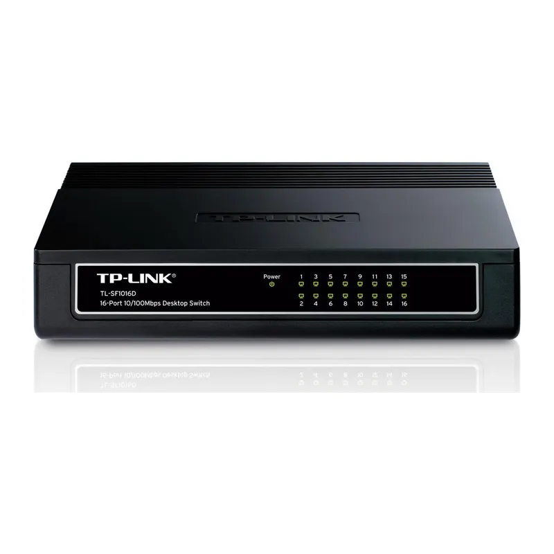 TP-LINK TL-SF1016D 16 PORT 10/100 PLASTİK KASA SWITCH