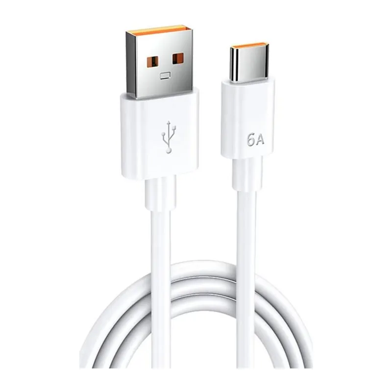 SENSEI 0.25 METRE USB TO TYPE-C 6A DATA VE ŞARJ KABLOSU (SNSDC-0.25M) (MFI UYUMLU DEGILDIR)