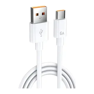 SENSEI 1 METRE USB TO TYPE-C 6A DATA VE ŞARJ KABLOSU (SNSDC-1M) (MFI UYUMLU DEGILDIR)