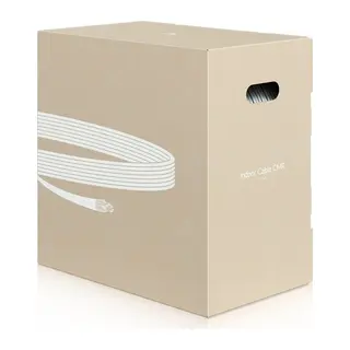 UBIQUITI UACC-CABLE-C6A-CMR 23AWG FRPV 305 METRE %100 BAKIR CAT6A BEYAZ RENK NETWORK KABLOSU
