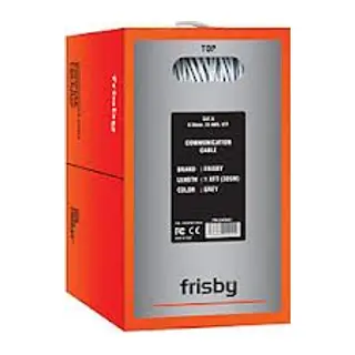 FR-CAT601 305MT 0.58MM 23AWG CAT6 UTP KABLO GRİ
