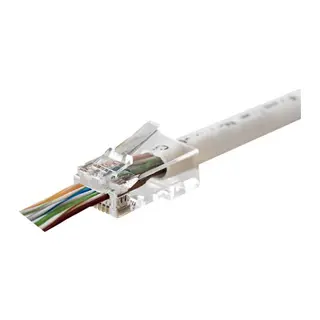 MPC6U3EZ CAT6 PLUG U/UTP EZRJ45 YENİ NESİL ALTIN UÇ KONNEKTÖR 100 LÜ PAKET