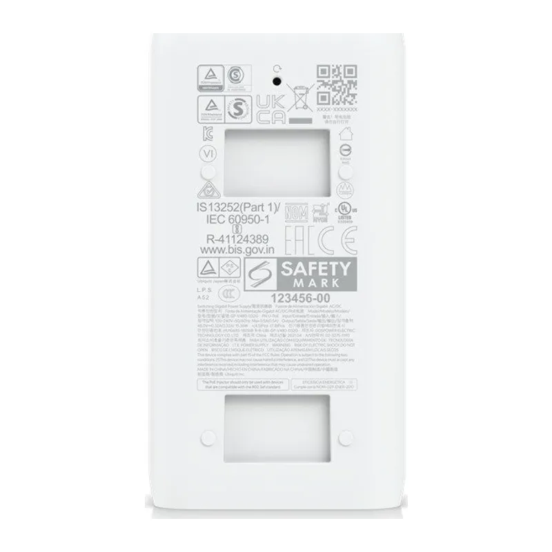 UBIQUITI U-POE-EU 48VOLT 15WATT GIGABIT PORT POE ADAPTÖR