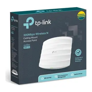 OMADA EAP115 1 PORT 10/100 2.4GHZ 300MBPS WIFI5 2X4DBI ANTEN TAVAN TİPİ ACCESS POINT (POWER ADAPTÖRÜ DAHİL)