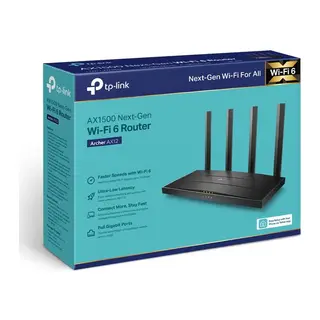 ARCHER AX12 AX1500 WIFI6 4 PORT GIGABIT 2.4/5GHZ DUAL BAND ROUTER