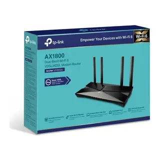 ARCHER VX1800V AX1800MBPS DUAL BAND WIFI6 VDSL/ADSL KABLOSUZ ROUTER