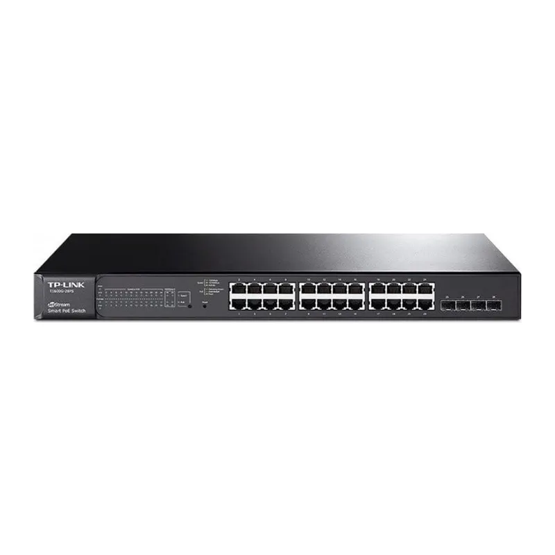 TP-LINK OMADA TL-SG2428P 24 PORT GIGABIT+ 4XGIGABIT SFP UPLINK 250W POE YÖNETİLEBİLİR RACKMOUNT SWITCH