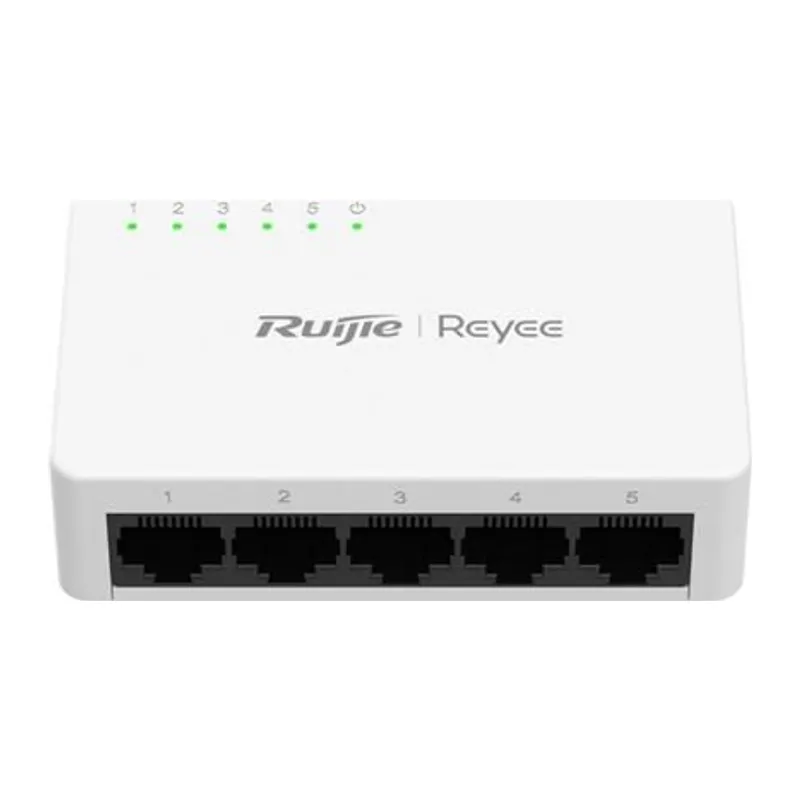 RUIJIE REYEE RG-ES05G-L 5 PORT GIGABIT TAK CALISTIR PLASTIK KASA SWITCH