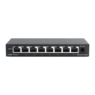 RUIJIE REYEE RG-ES108D 8 PORT 10/100 TAK CALISTIR METAL KASA SWITCH