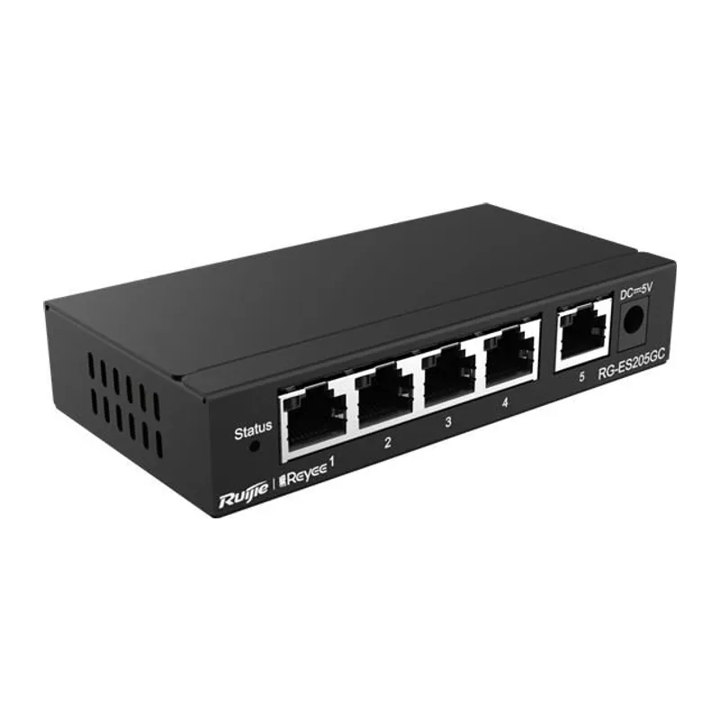 RUIJIE REYEE RG-ES205GC 5 PORT GIGABIT LAYER 2 CLOUD YÖNETİLEBİLİR SWITCH