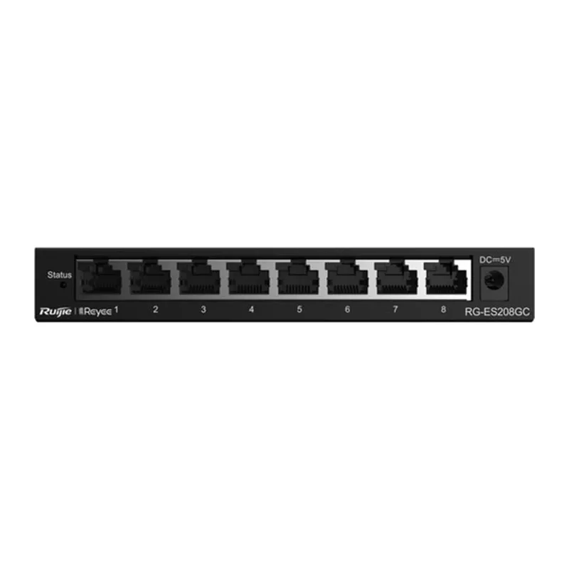 RUIJIE REYEE RG-ES208GC 8 PORT GIGABIT L2 YÖNETİLEBİLİR SWITCH