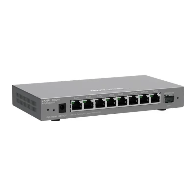RUIJIE REYEE RG-EG209GS 8 PORT GIGABIT + 1 PORT 1GB SFP UPLINK 600MBPS CLOUD YÖNETİLEBİLİR ROUTER