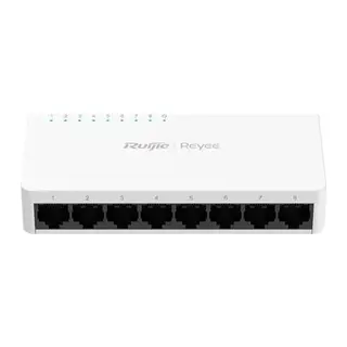 RUIJIE REYEE RG-ES08F 8 PORT 10/100 TAK ÇALIŞTIR PLASTİK KASA SWITCH