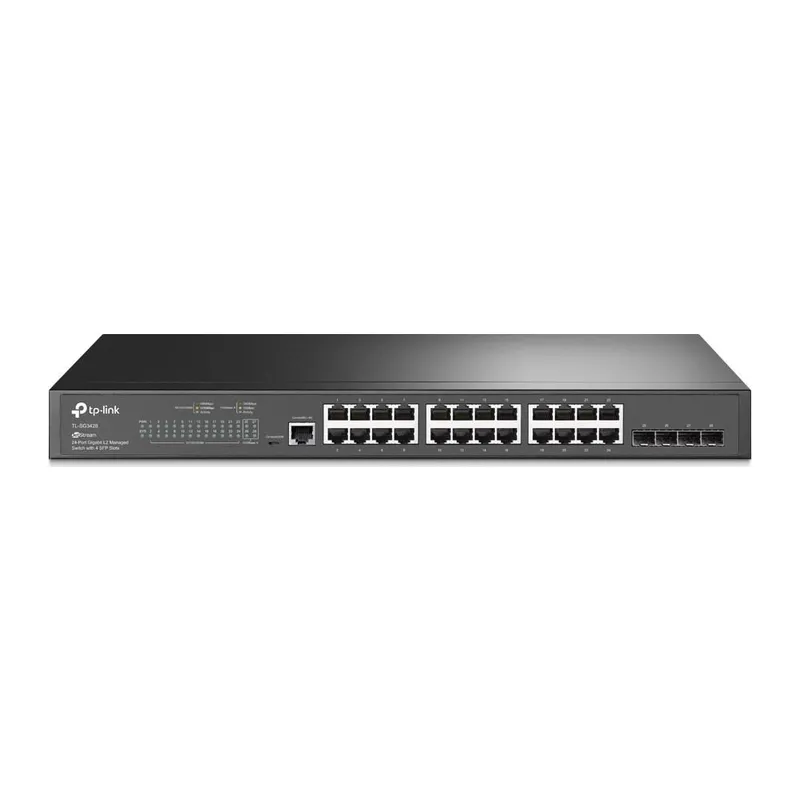 TP-LINK OMADA TL-SG3428 24 PORT GIGABIT+4XGIGABIT SFP UPLINK L2+ YÖNETİLEBİLİR RACKMOUNT SWITCH
